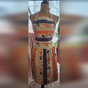 Hand crafted, full length, gorgeous apron. One of a kind.